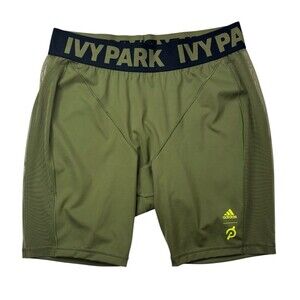 adidas Ivy Park Peloton Focus Cycling Shorts Womens Size‎ 2X Olive Green